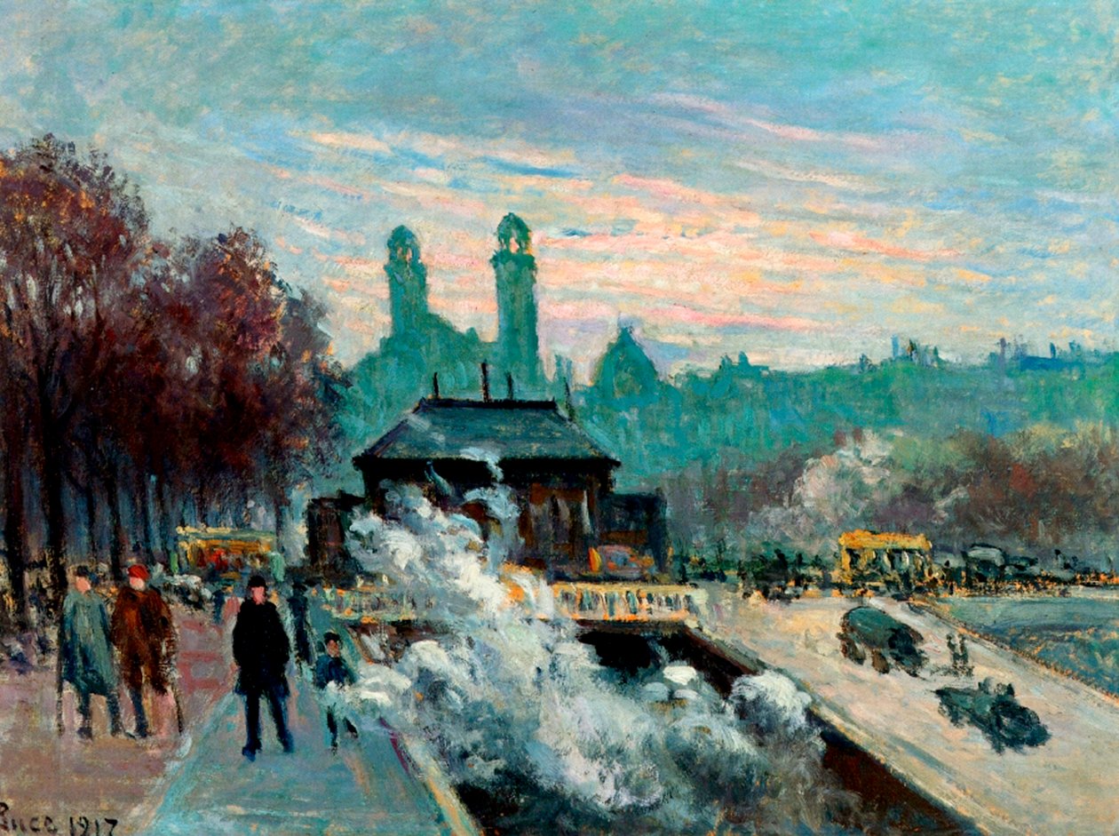 Trocadero, Paříž, 1917 od Maximilien Luce