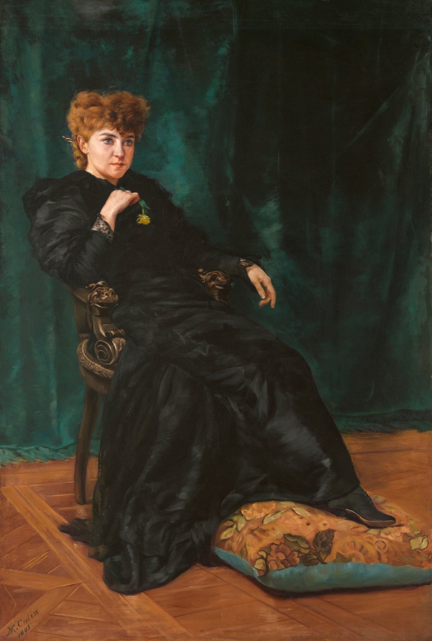 Minnie Maddern Fiske, 1893. od Maximilien Colin