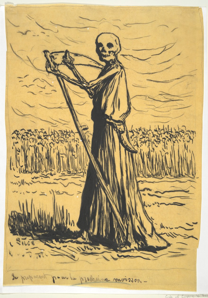 Smrt jako Reaper od Maximilien Luce