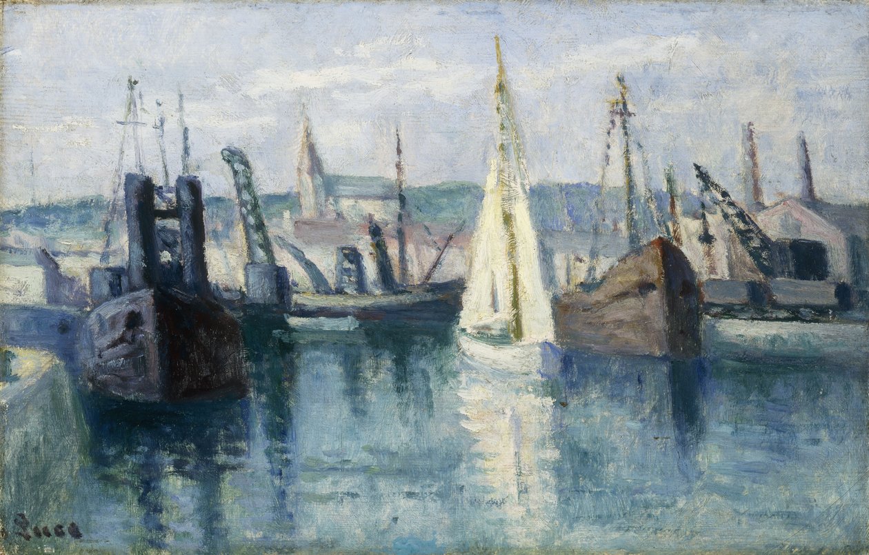 Dieppe, umyvadlo, od Maximilien Luce