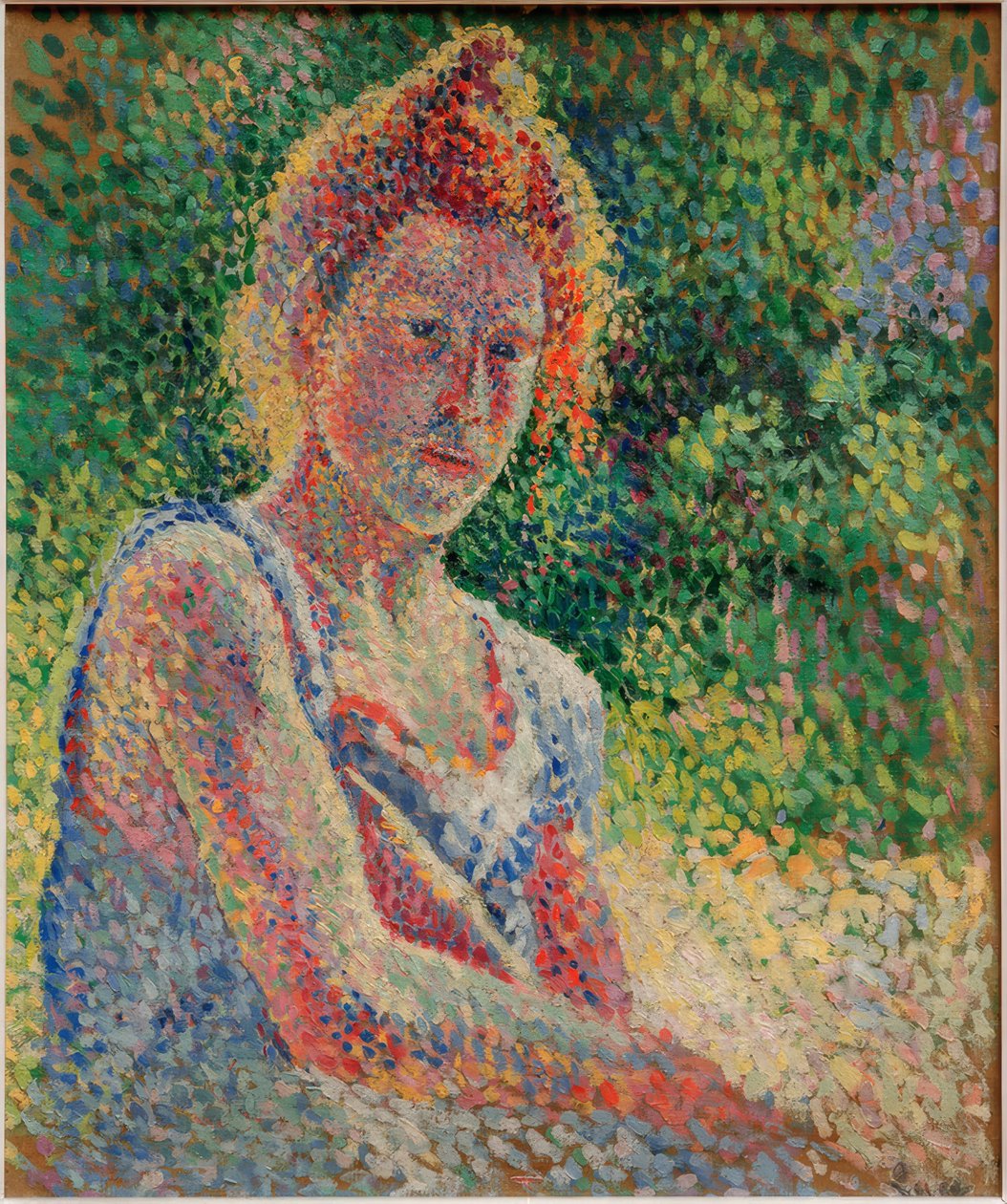 Portrét mladé ženy od Maximilien Luce