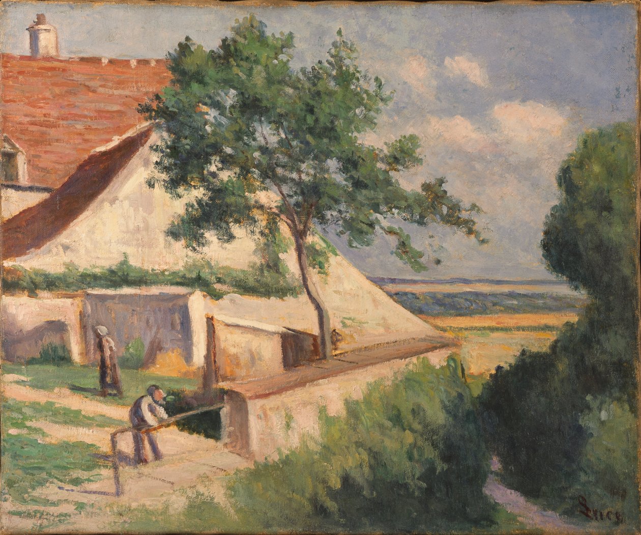 Rolleboise, Za kostelem od Maximilien Luce
