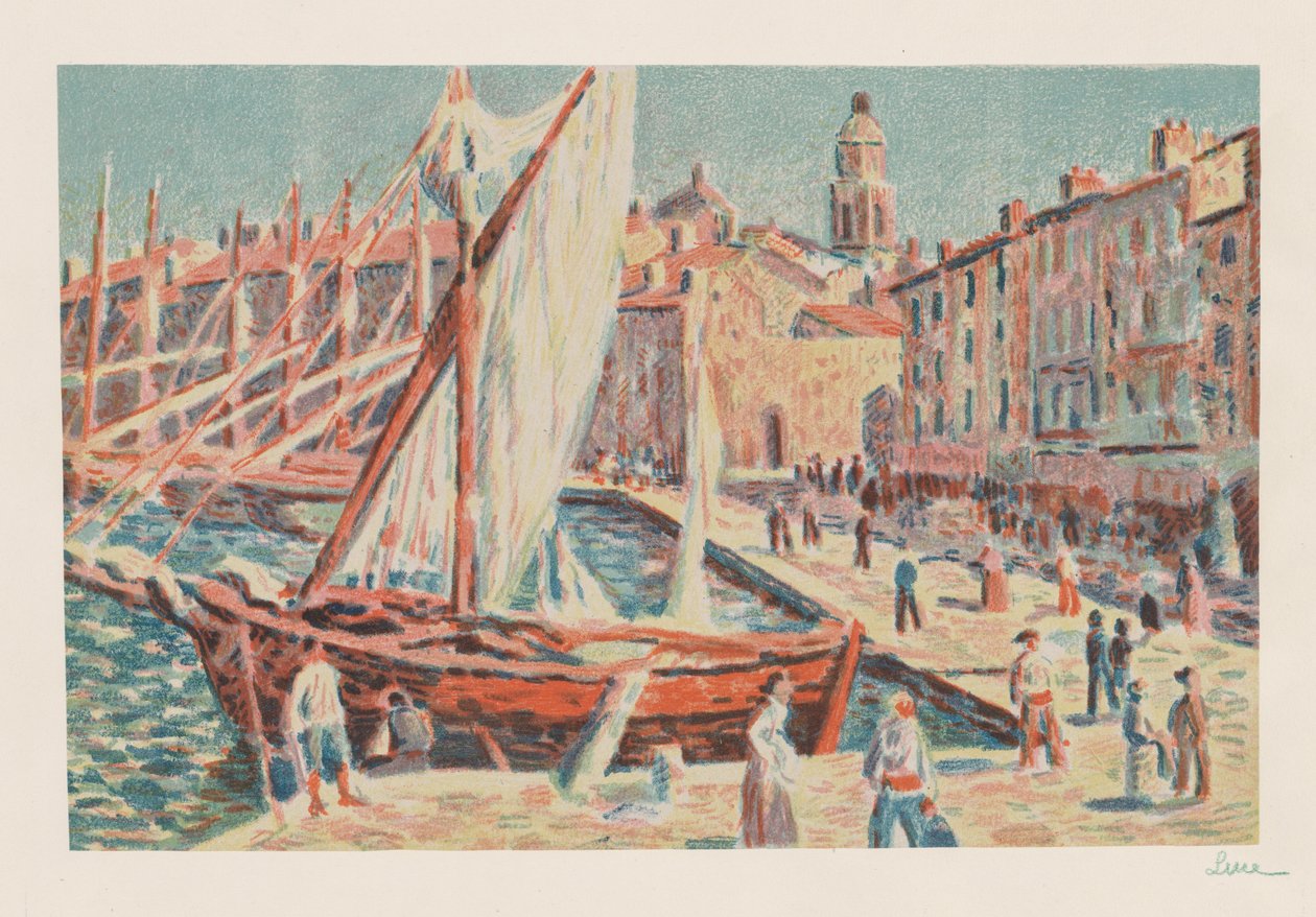 St. Tropez, 1897. od Maximilien Luce