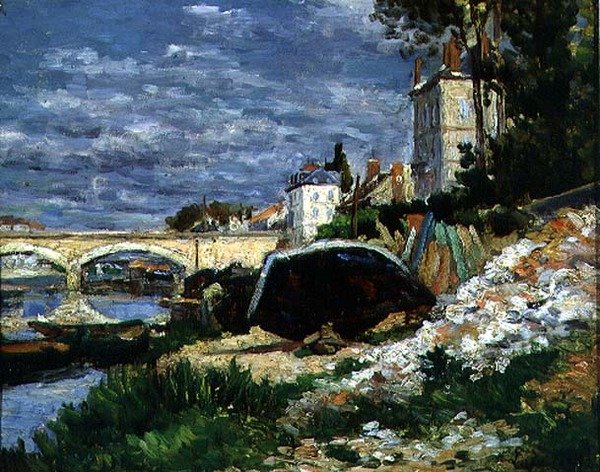 Břehy řeky od Maximilien Luce