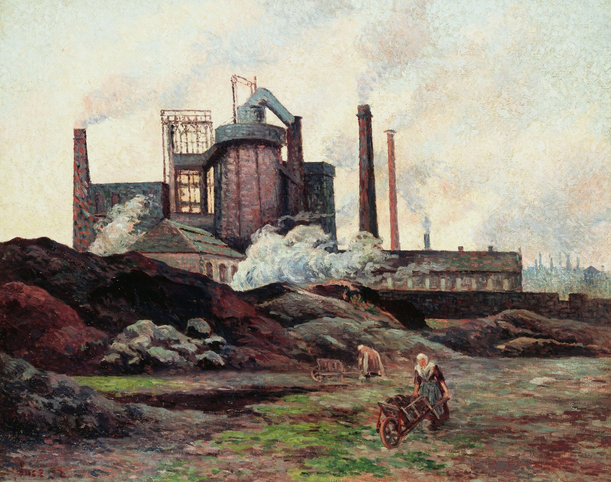 Továrna, 1898 od Maximilien Luce