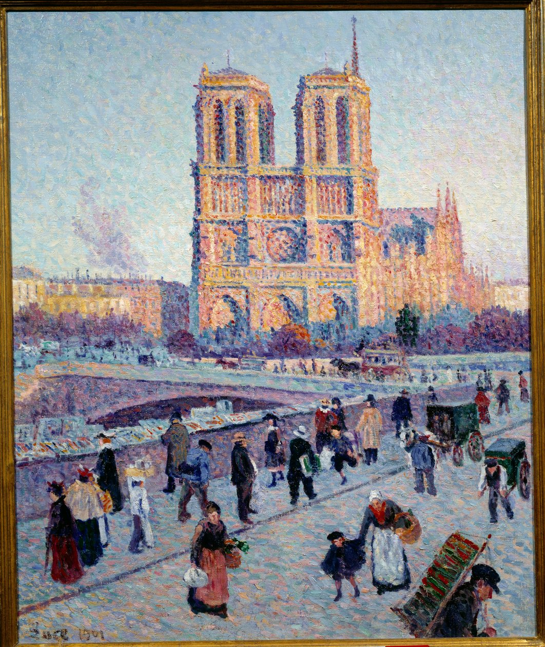 Quai Saint Michel a Notre Dame od Maximilien Luce