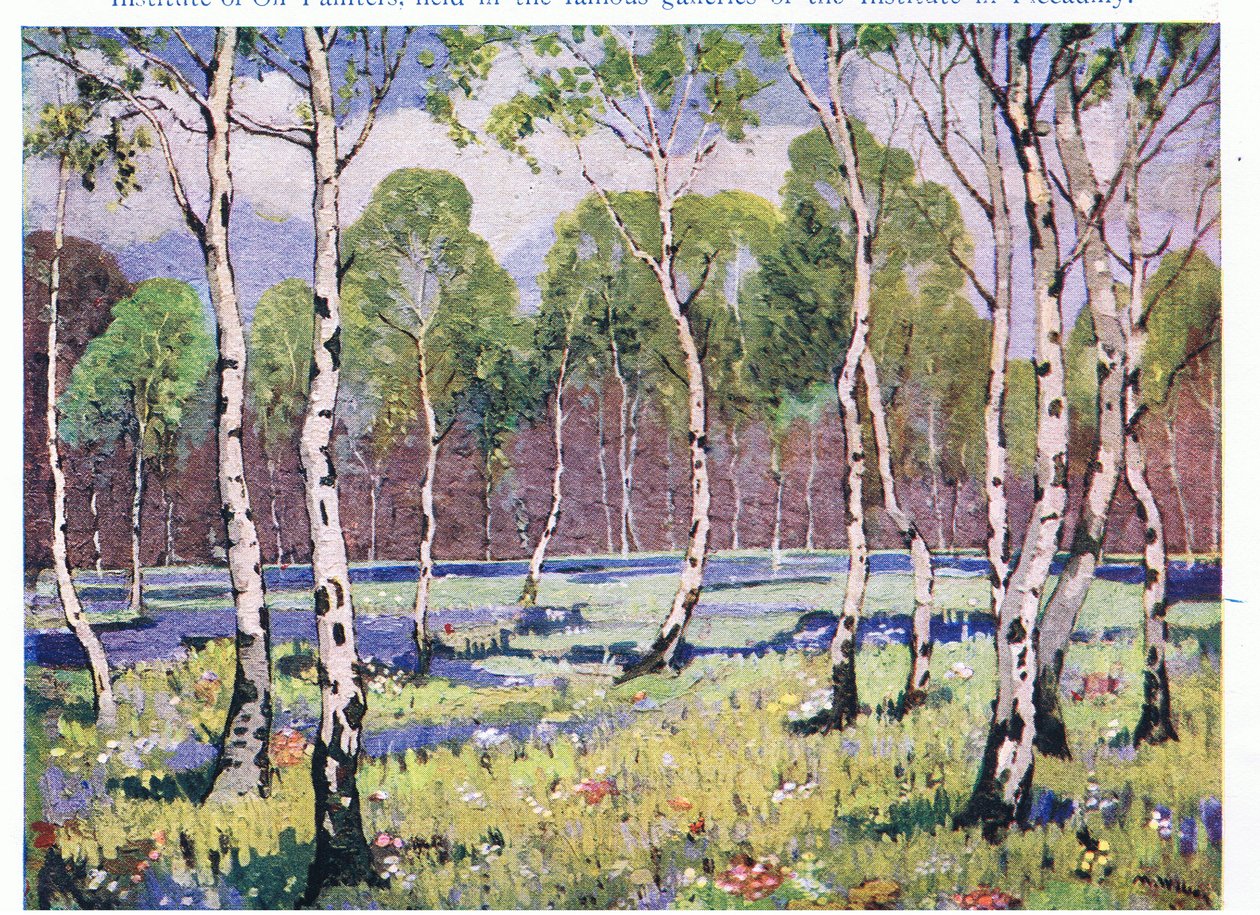 Spring Woodland (barva lito) od May Wilson Preston