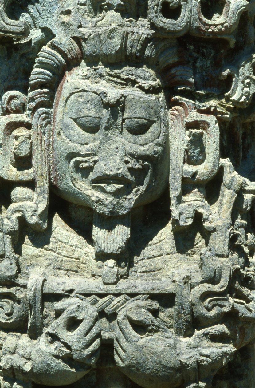 Copan Stela D od Mayan