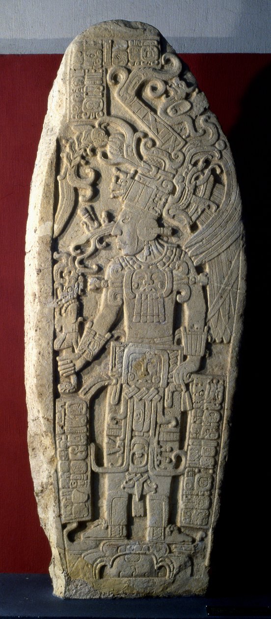 Machaquila Stela 7, pozdní klasické období, 830 našeho letopočtu od Mayan