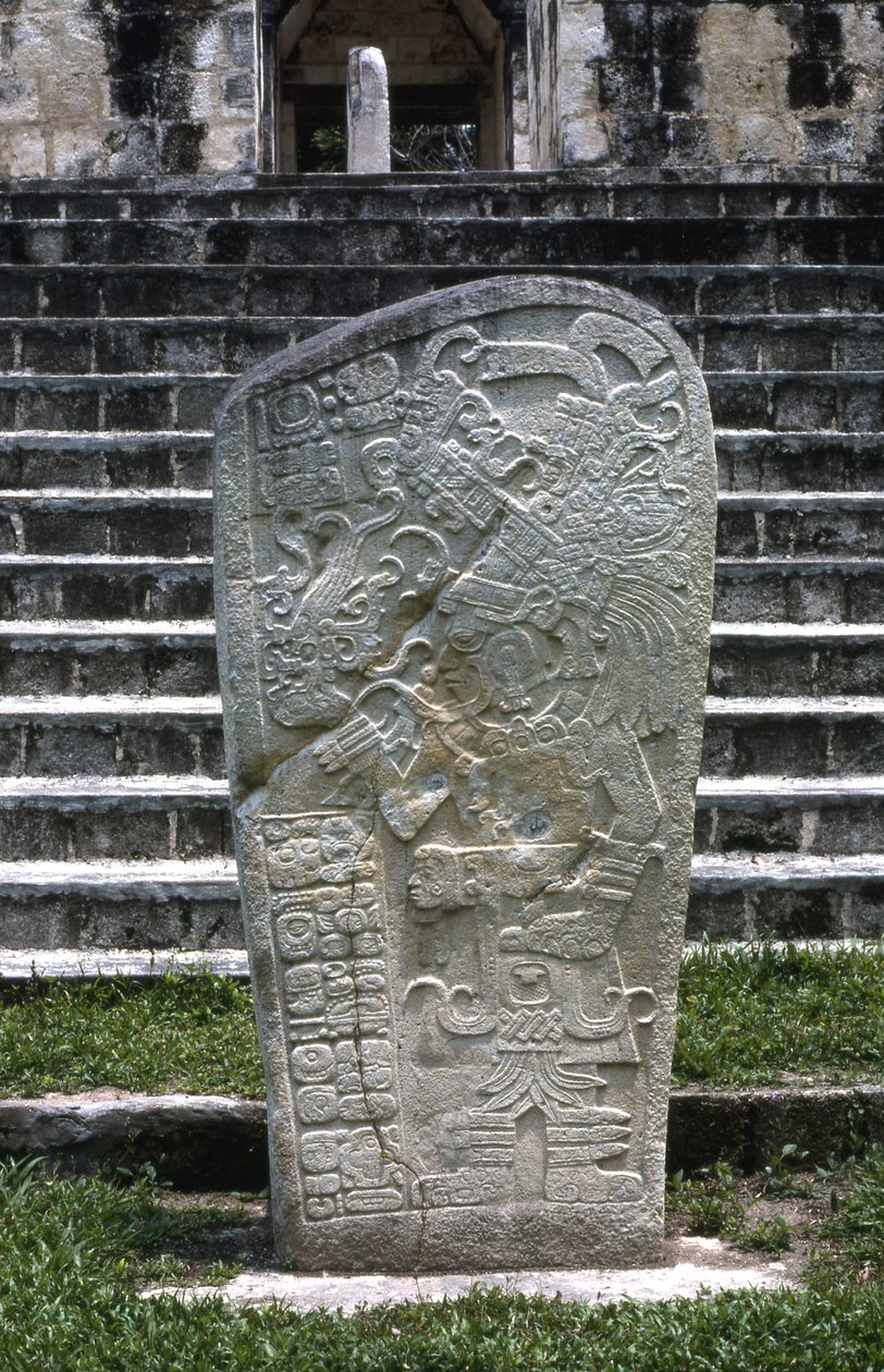 Seibal, stéla 8, vrcholně klasické období, 849 n. l. od Mayan