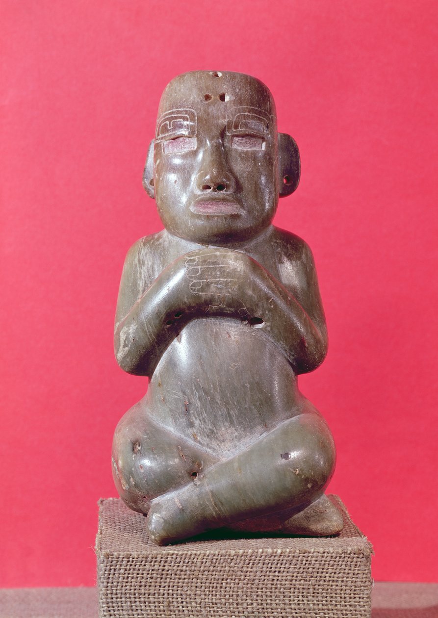 Soška muže (nefrit) od Mayan