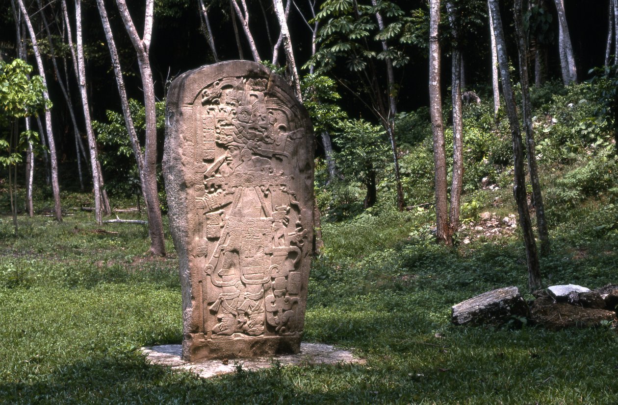 Stela 1, Terminál Classic (830–930 nl) od Mayan