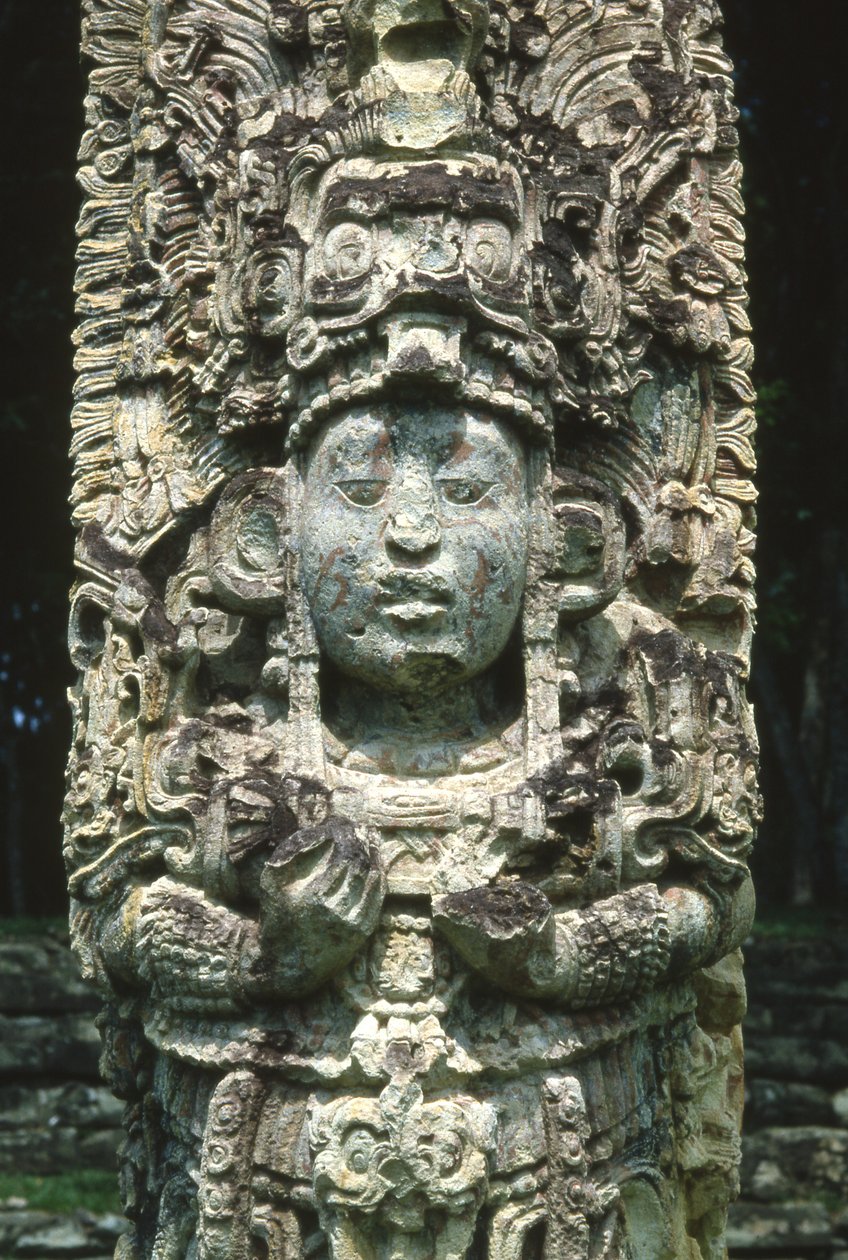 Copan Stela H. od Mayan