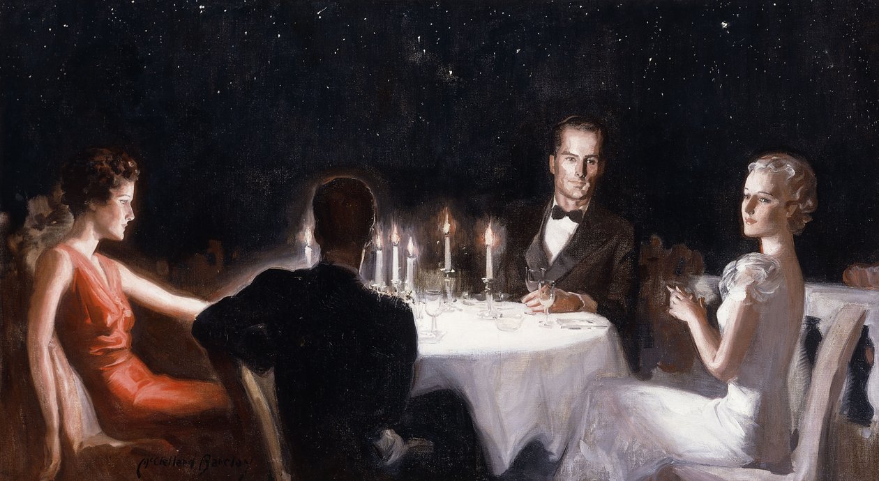 Večeře pod hvězdami od McClelland Barclay