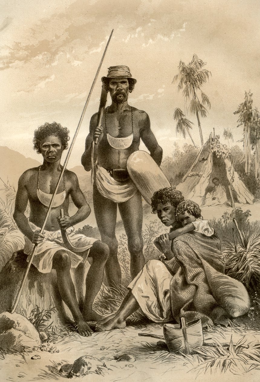 Domorodci z Austrálie, 1879 od McFarlane and Erskine