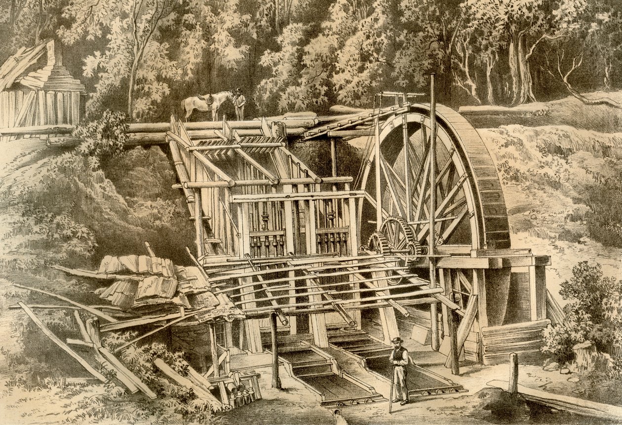 Drtič křemene, Austrálie, 1879 od McFarlane and Erskine