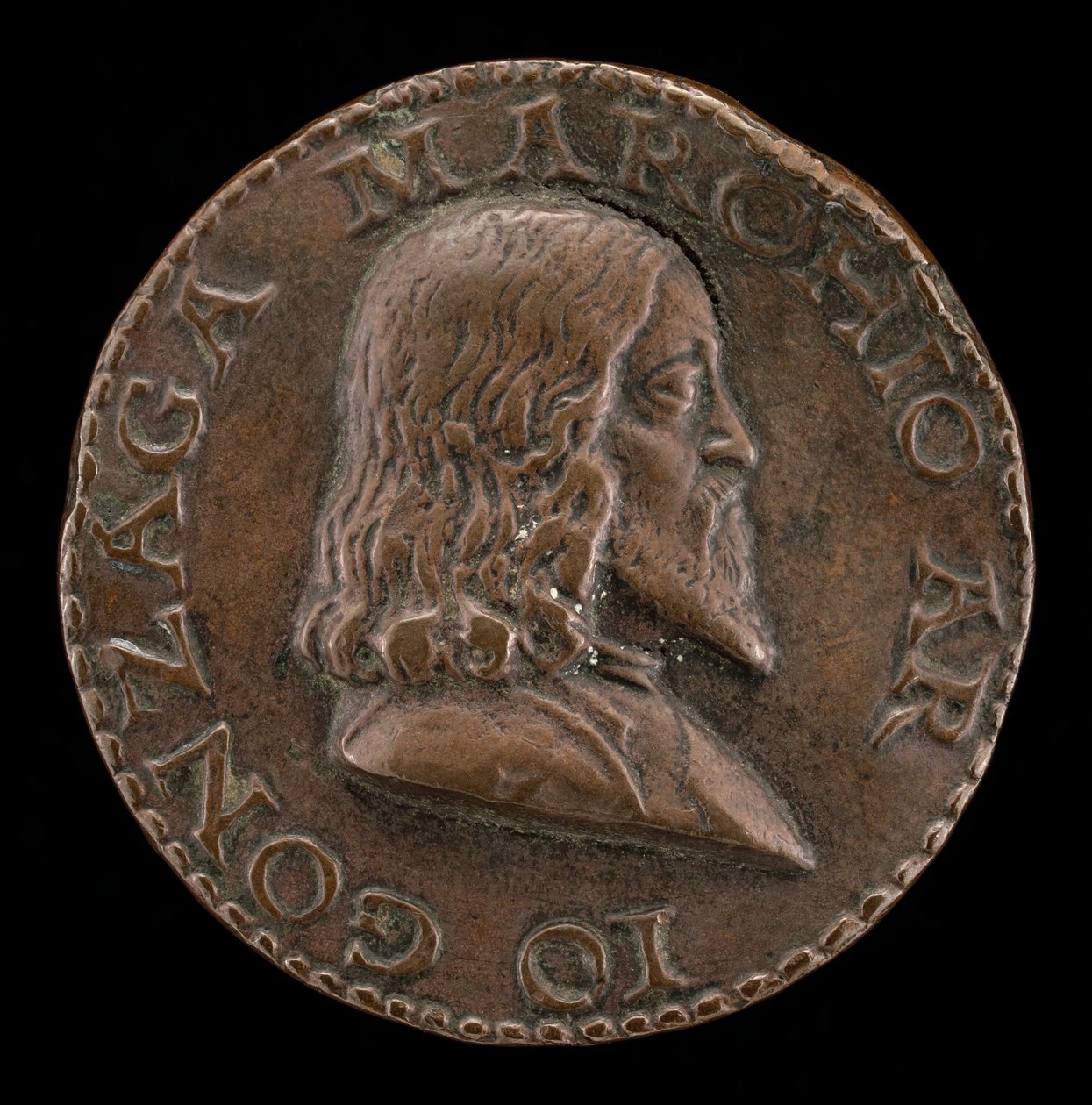 Giovanni Gonzaga, 1474-1525, Condottiere [avers], c. 1510. od Mea