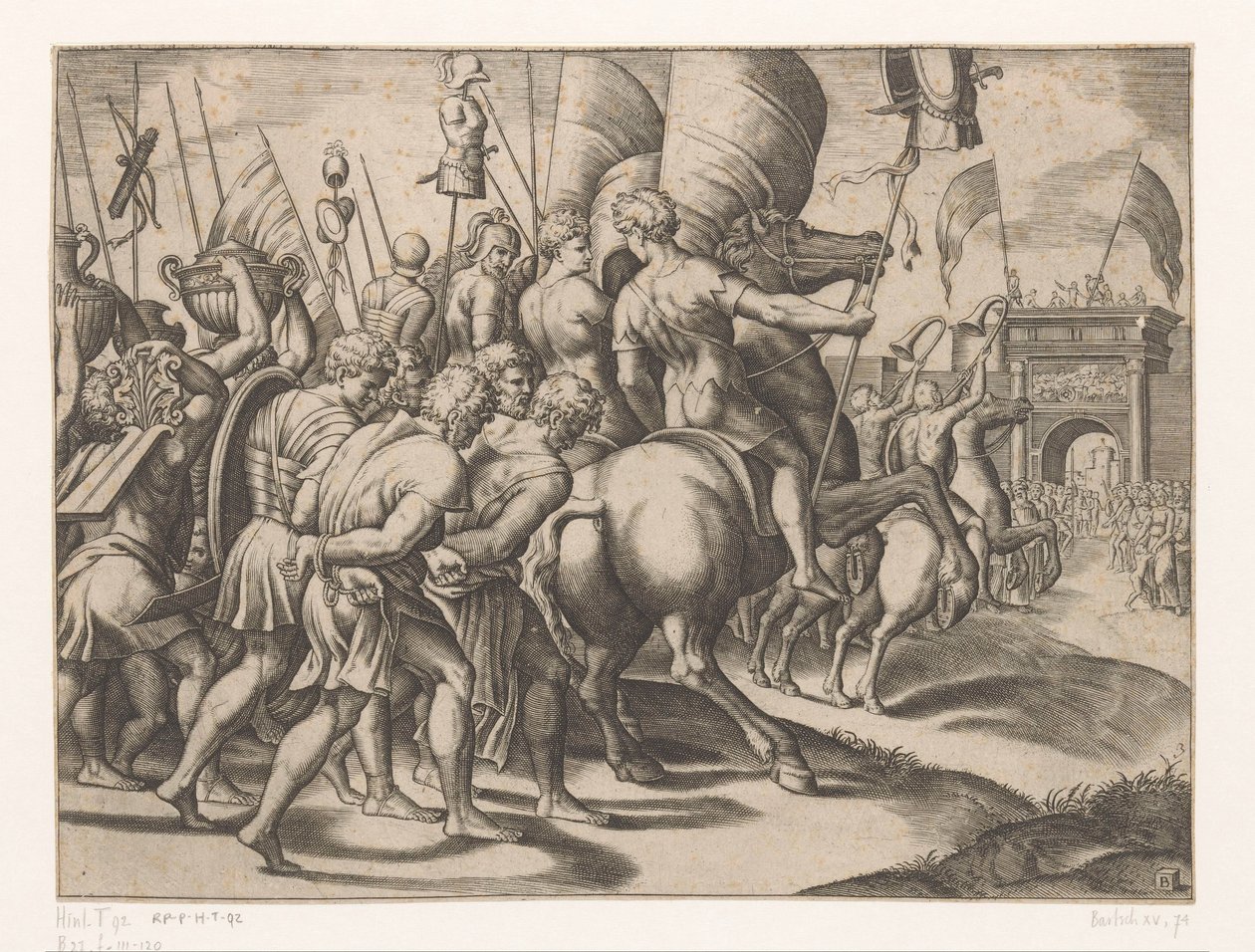 Triomf van Scipio od Meester van de Dobbelsteen