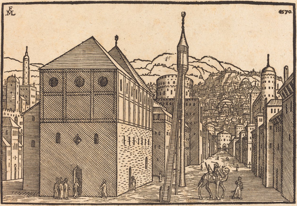 Turecké město od Melchior Lorch