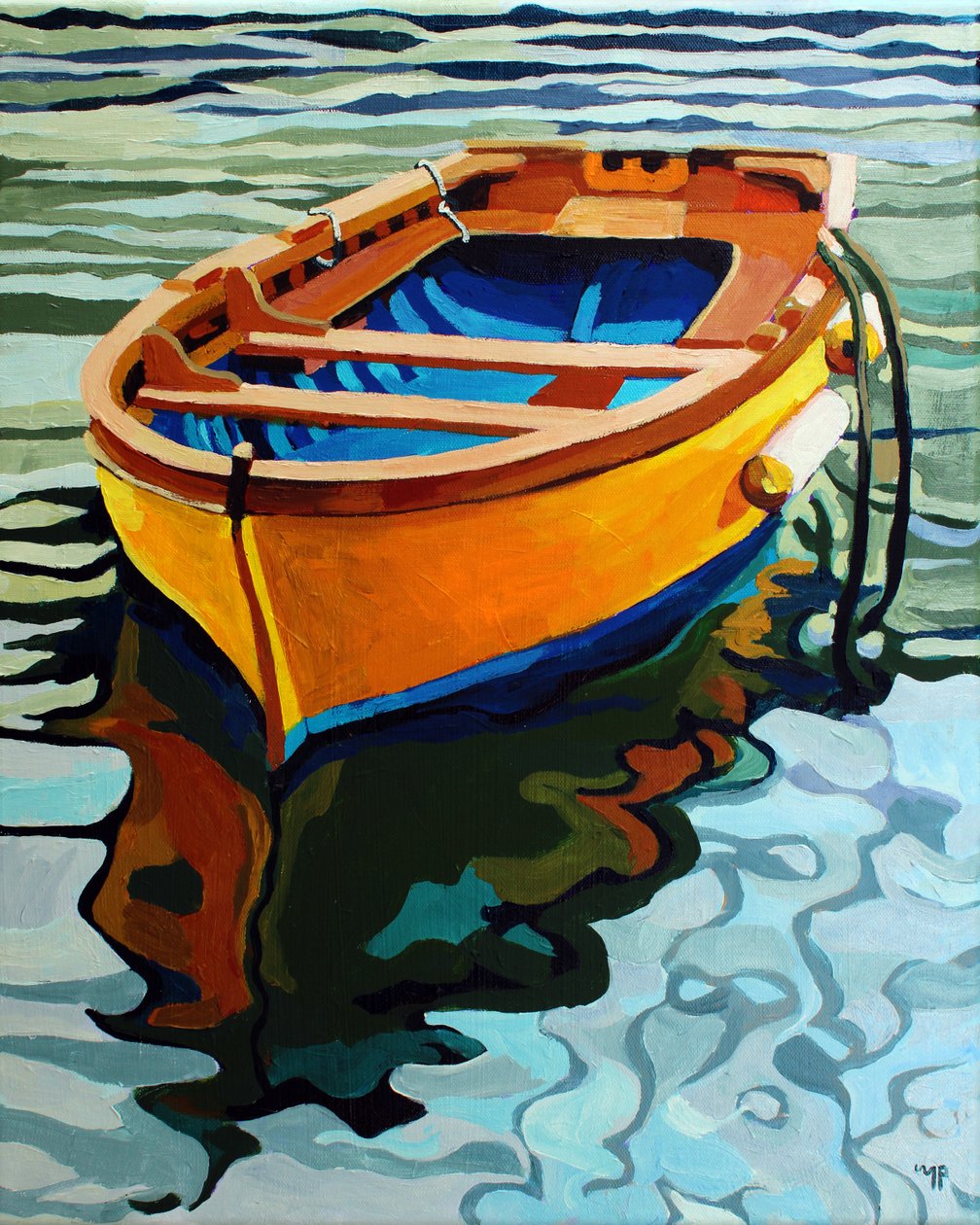 Adrift, 2024 (akryl na plátně) od Melinda Patrick