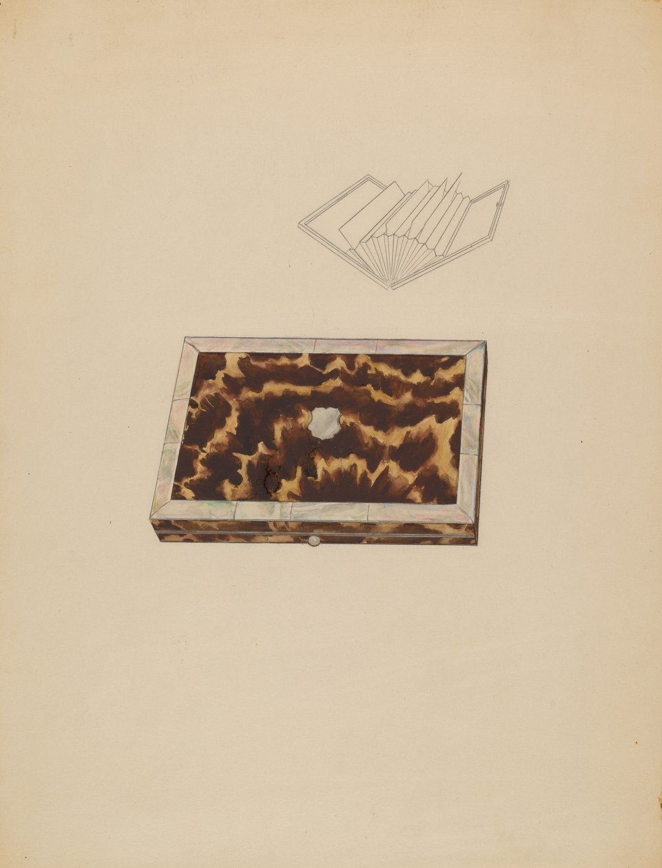 Pouzdro na karty, c. 1936. od Melita Hofmann