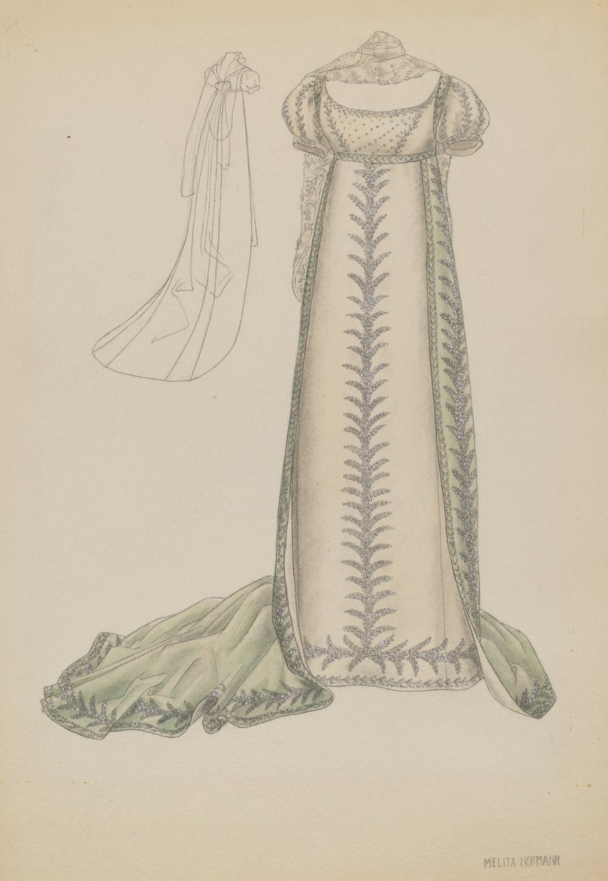 Dvorní šaty, c. 1936. od Melita Hofmann