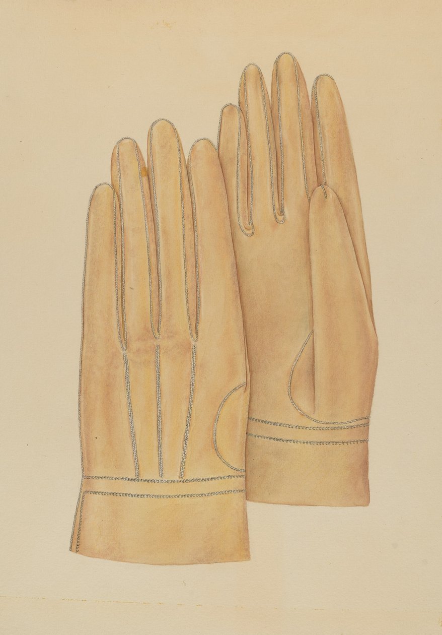 Mužské rukavice, c. 1938. od Melita Hofmann