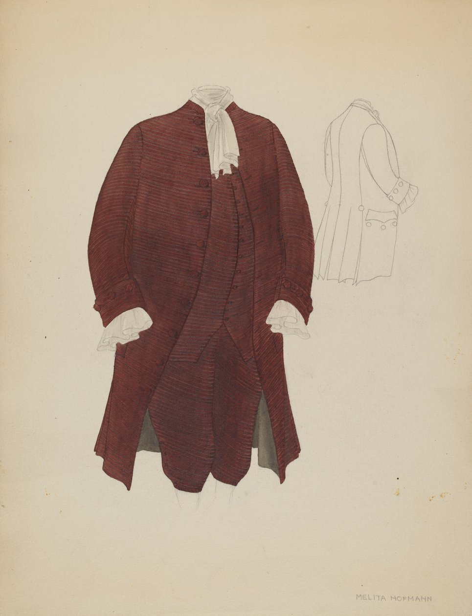Mužský oblek, c. 1936. od Melita Hofmann