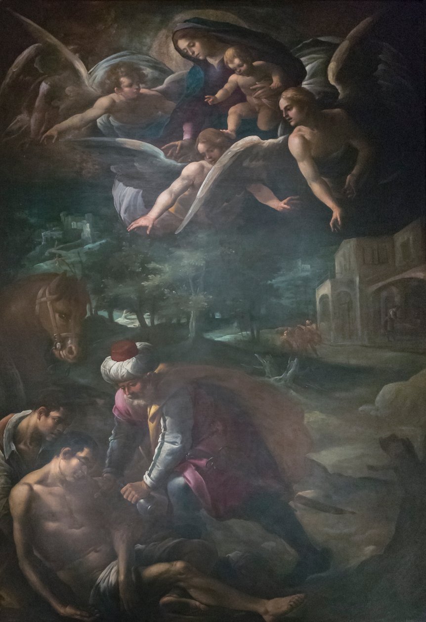 Milosrdný Samaritán od Melozzo da Forli