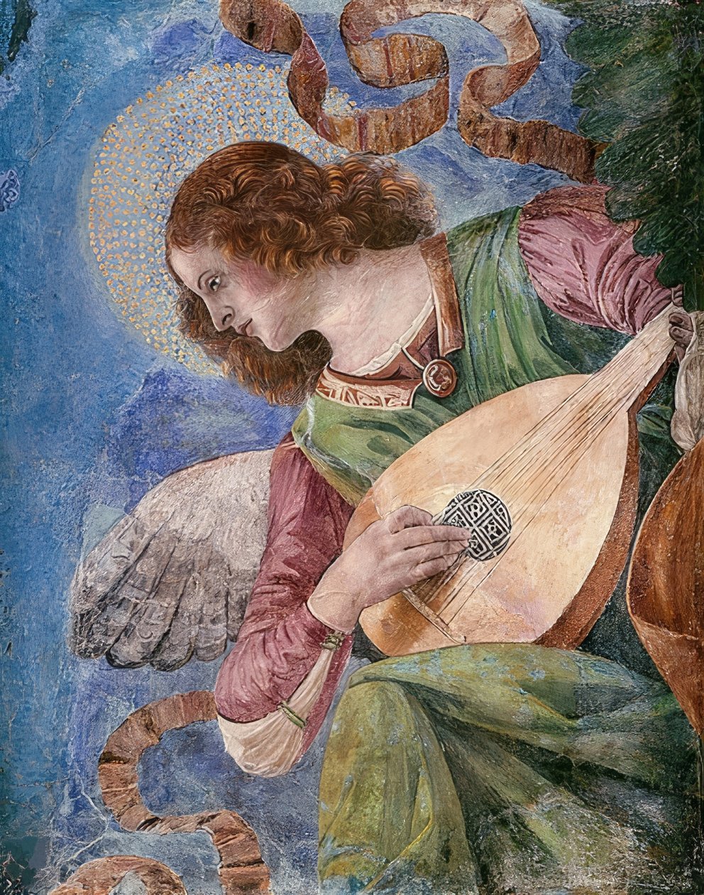 Hudební anděl. Kolem roku 1480 od Melozzo da Forli