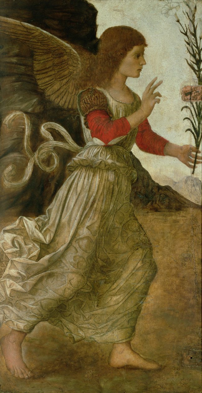 Anděl Zvěstování Gabriel od Melozzo da Forli