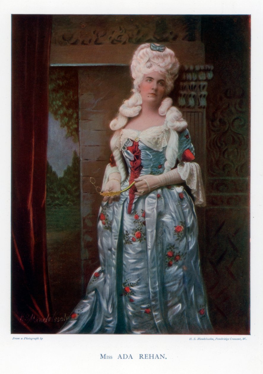 Ada Rehan , americká herečka, 1901. od Mendelssohn
