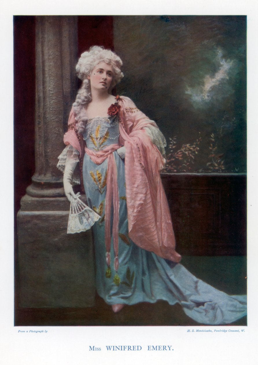 Winifred Emery , anglická herečka, 1901. od Mendelssohn