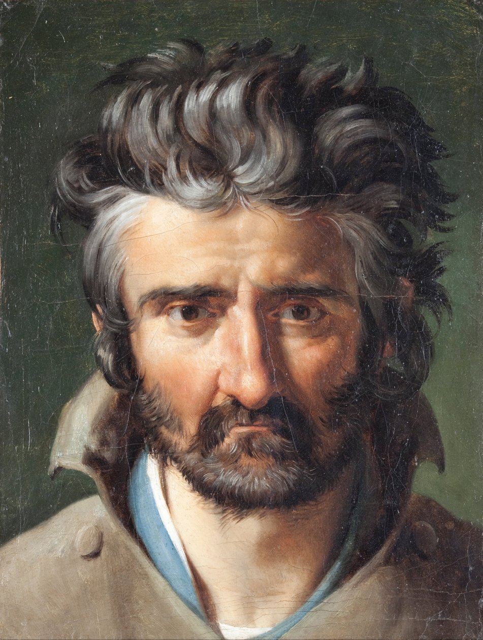 Hlava muže od Merry Joseph Blondel