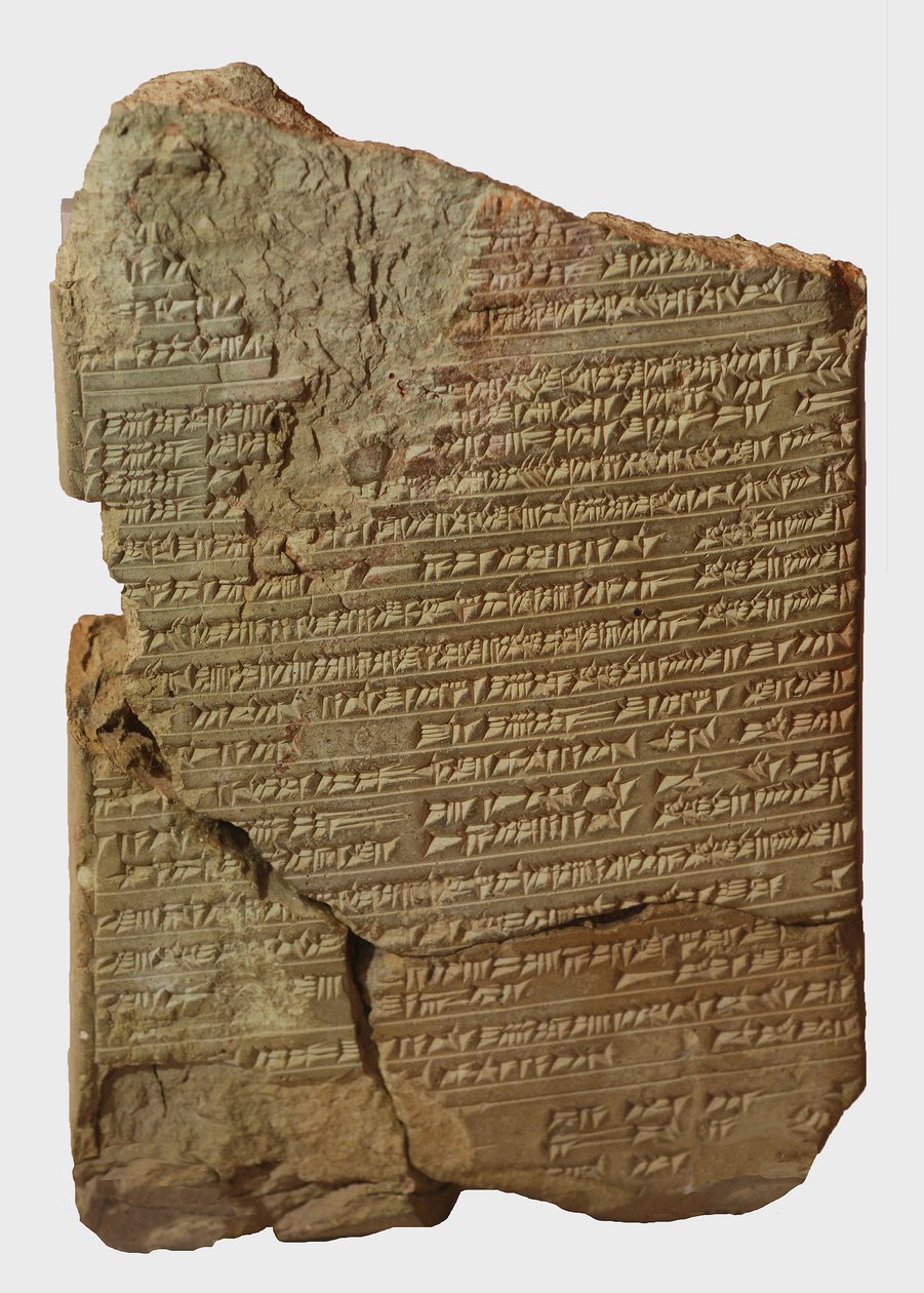 Tableta klínového písma s lékařskými předpisy, Ninveh (jíl) od Mesopotamian