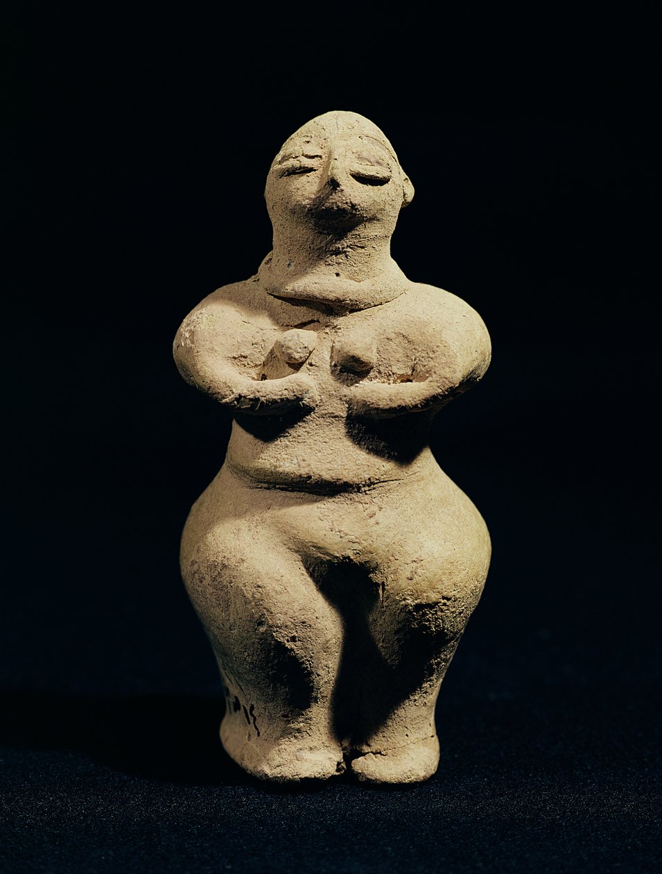 Socha bohyně, 6. tisíciletí před naším letopočtem (terakota) od Mesopotamian