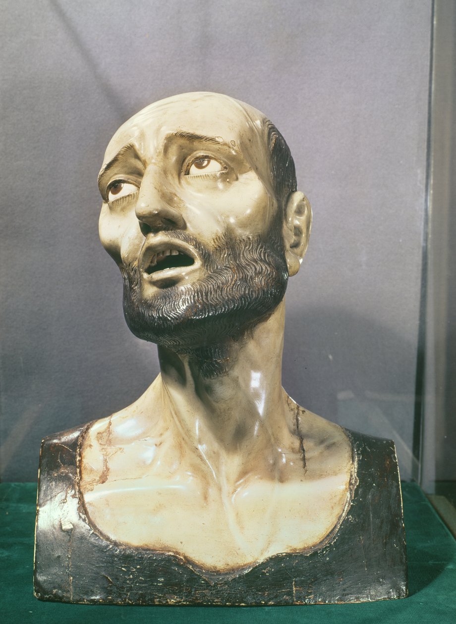 St. Diego z Alcaly (1463-1588) (malované dřevo) od Mexican School