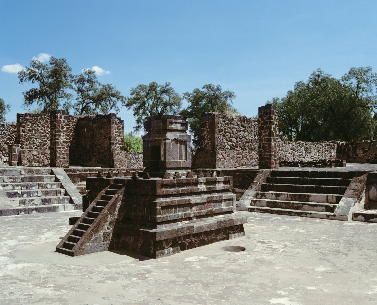 Palác Atetelco od Mexican School