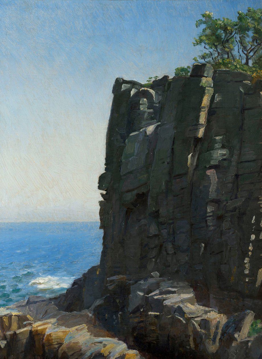 Sanctuary Cliffs v Rø od Michael Peter Ancher