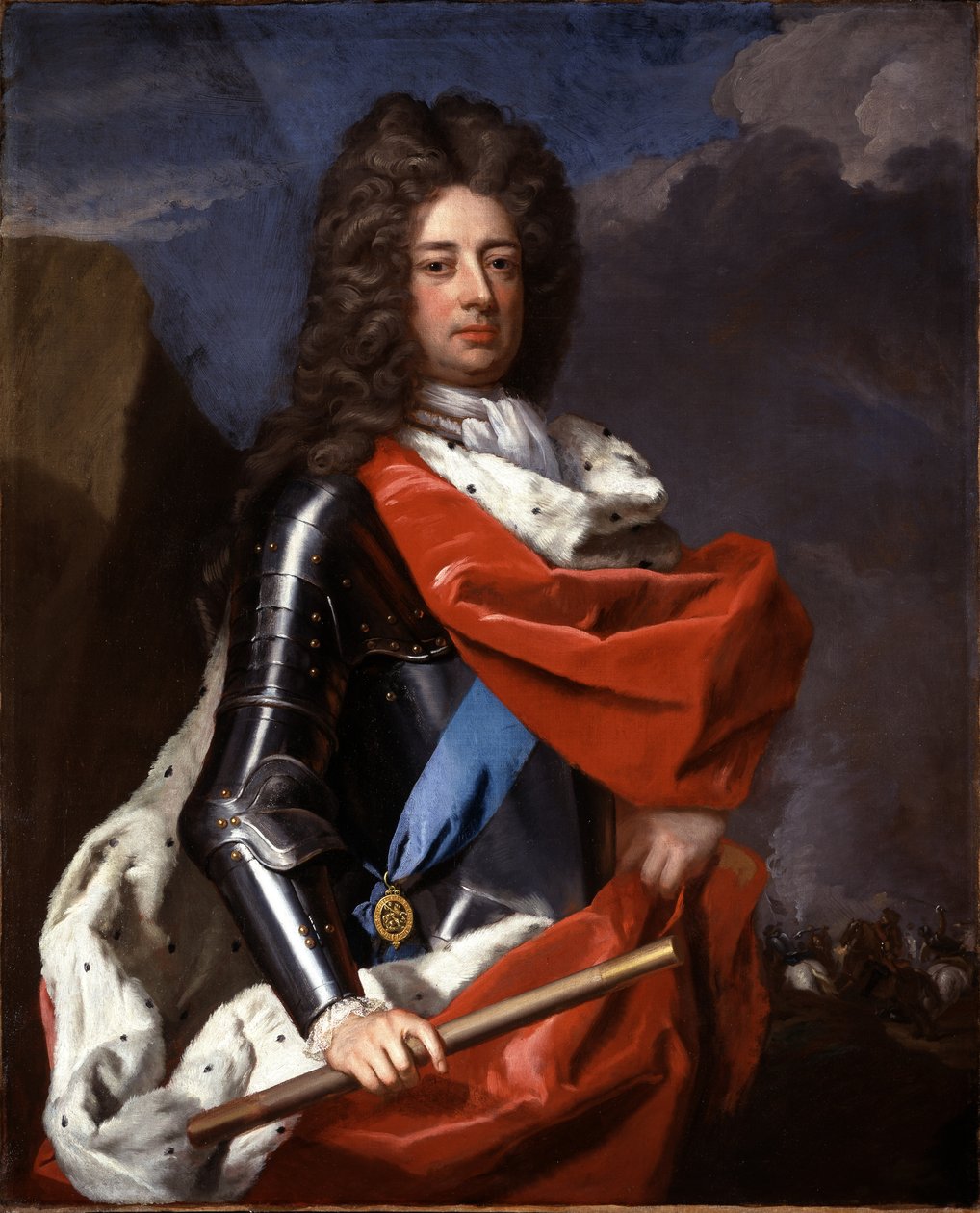 John Churchill (1650-1722) 1. vévoda z Marlborough, kolem roku 1702 od Michael Dahl