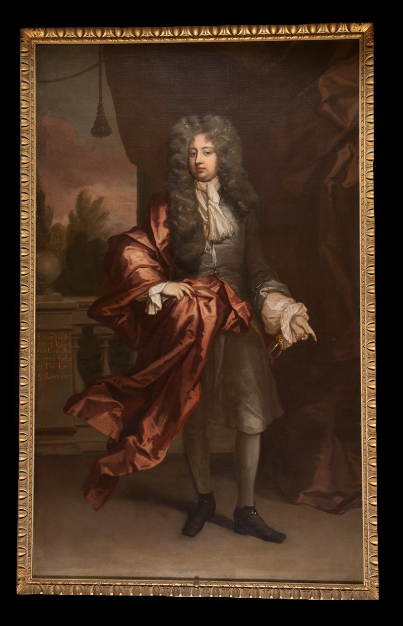 Portrét Edwarda Cokea, kolem roku 1690 od Michael Dahl
