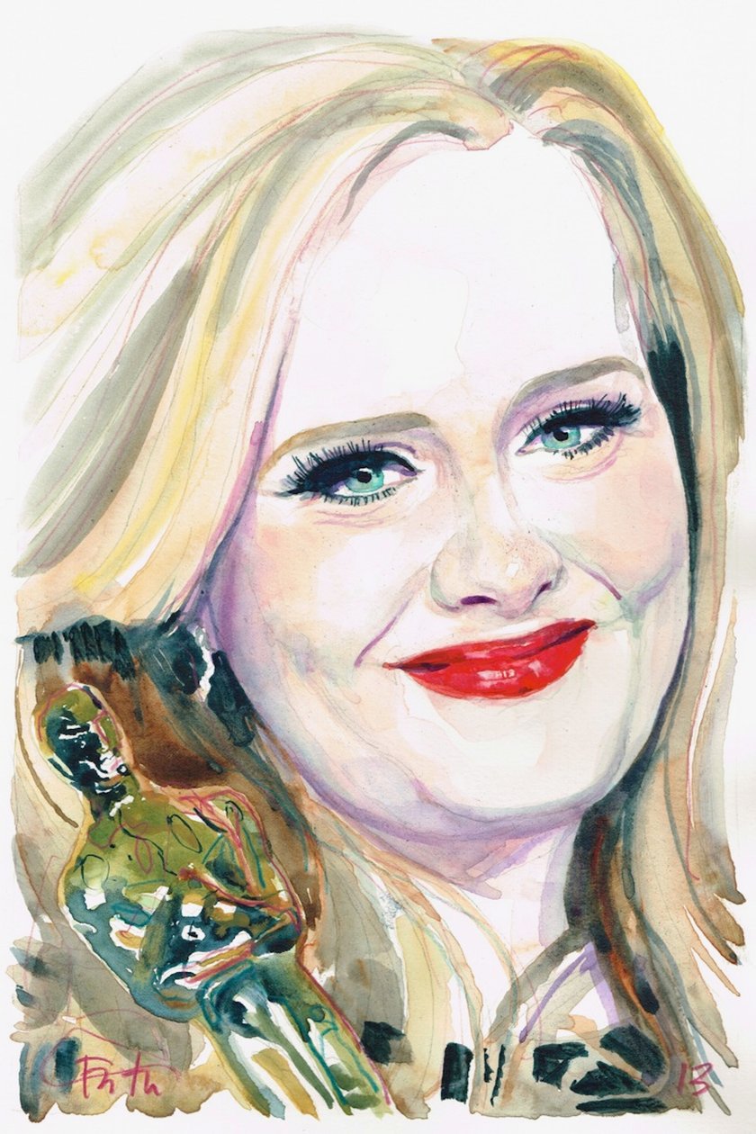 Adele (akvarelli) od Michael Frith