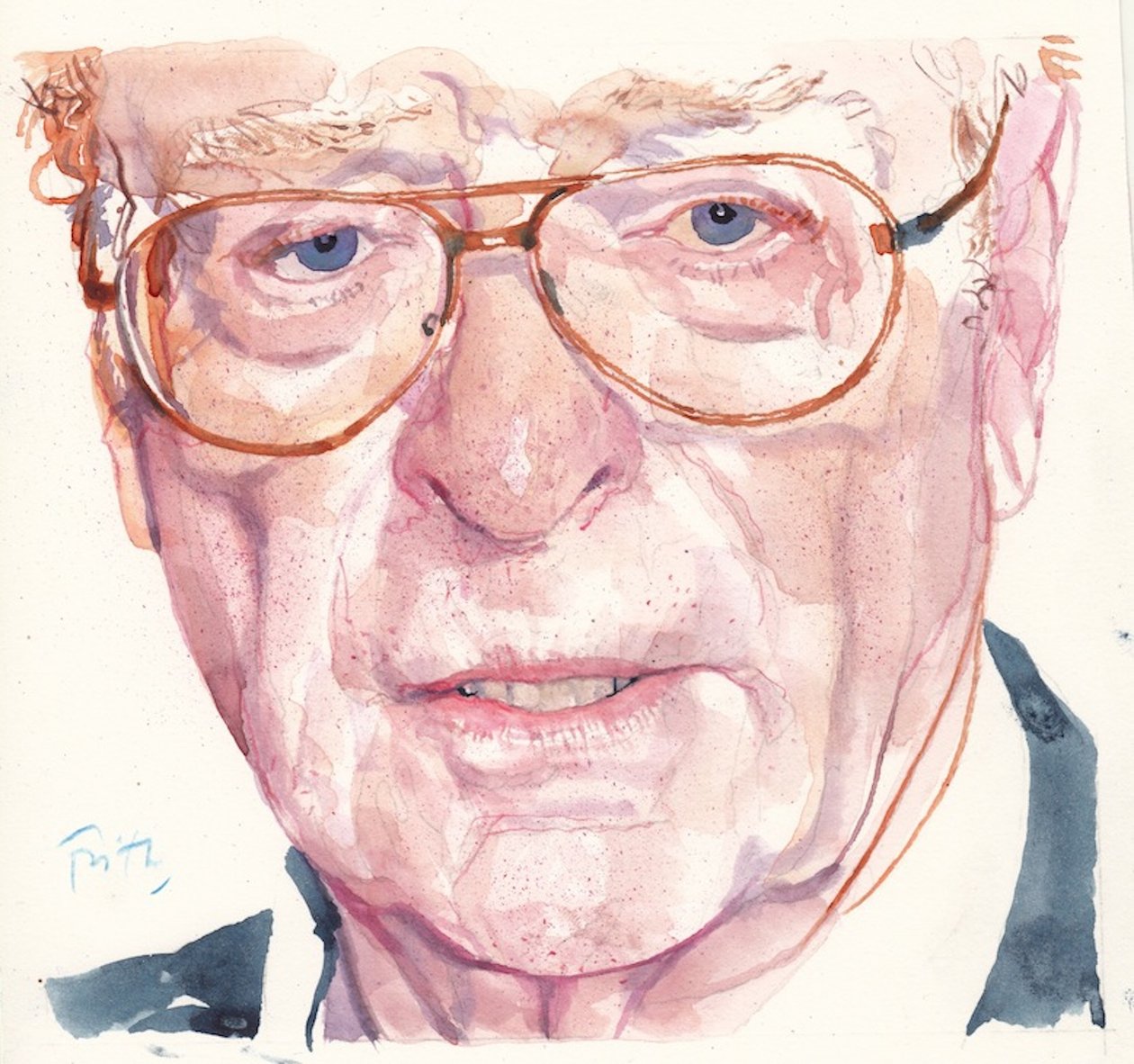 Michael Caine (akvarel) od Michael Frith