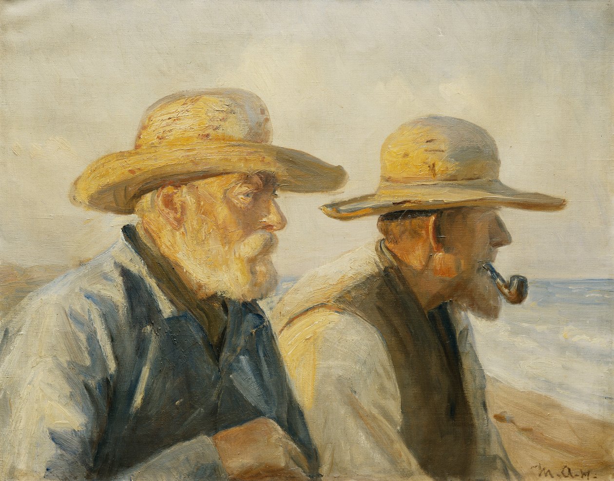 Staří rybáři, od Michael Peter Ancher