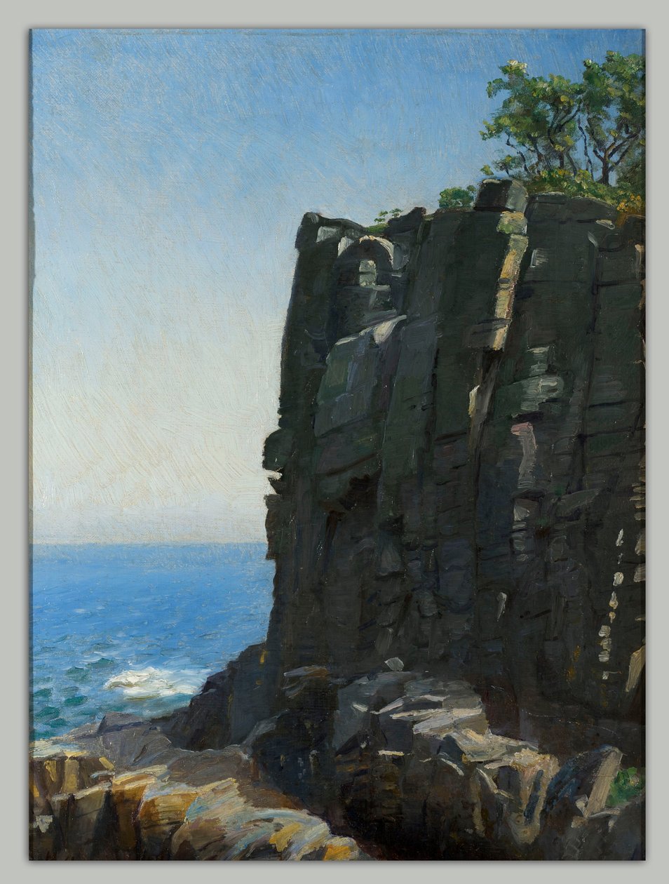Sanctuary Cliffs v Rø od Michael Peter Ancher