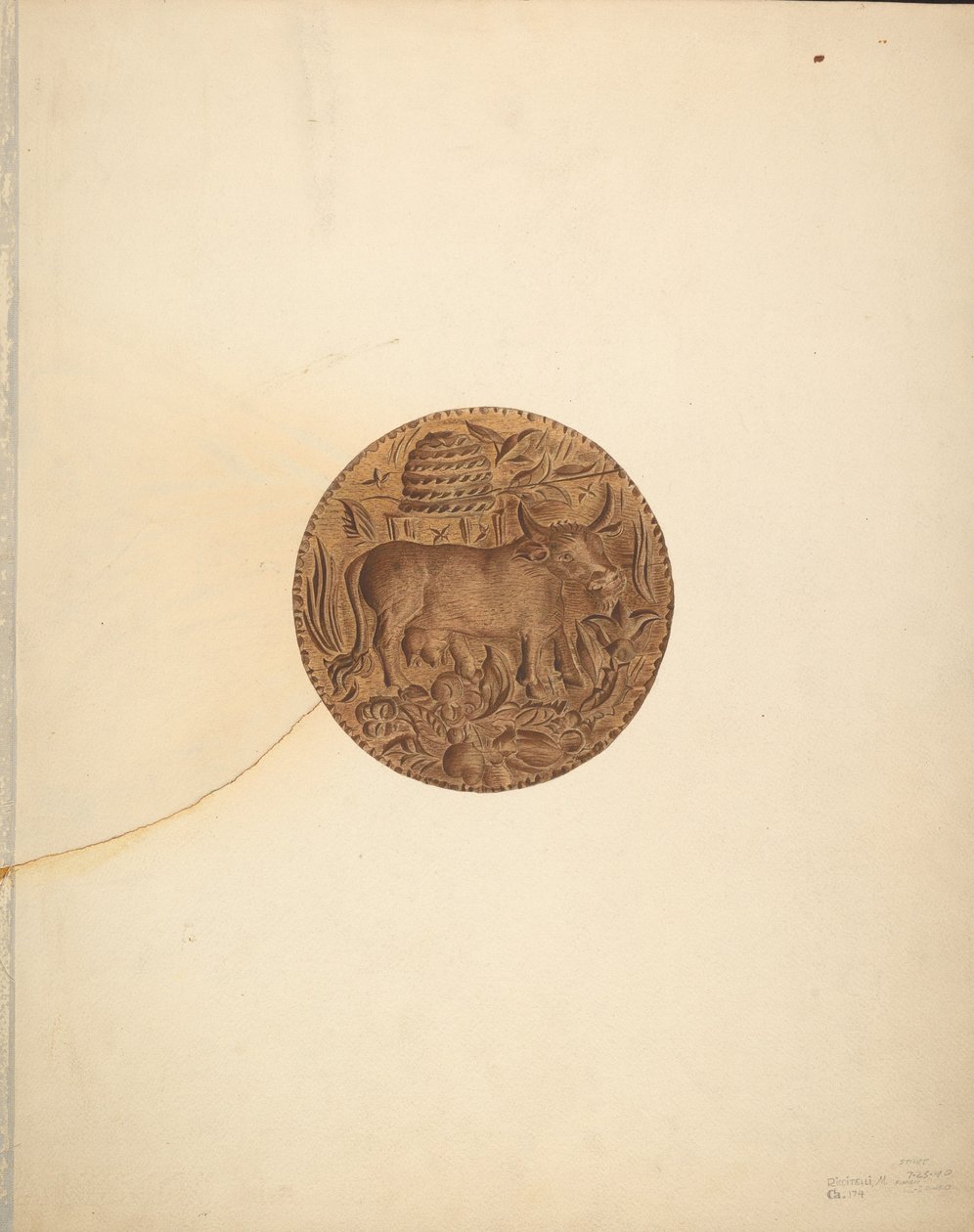 Forma na máslo, 1940. od Michael Riccitelli