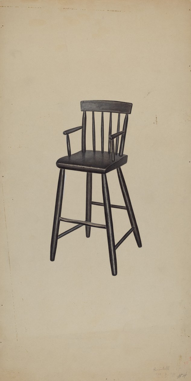 Vysoká židle, 1938. od Michael Riccitelli