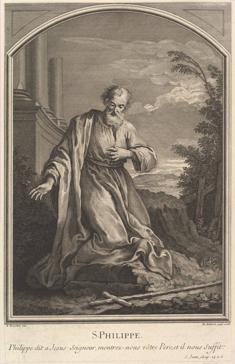 Svatý Filip, 1726. od Michel Aubert