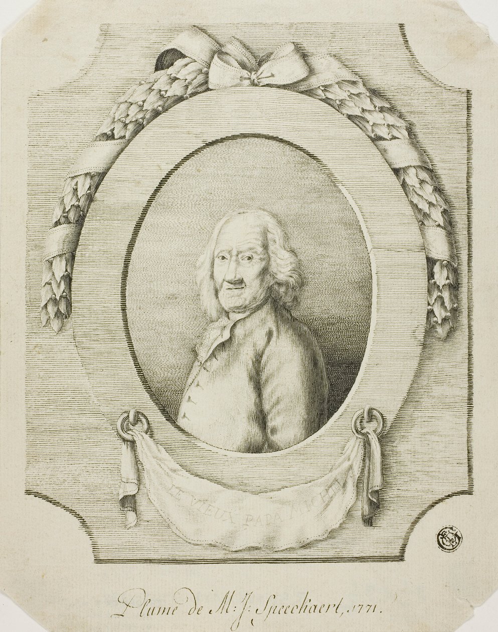 Starý táta Michel od Michel Joseph Speeckaert