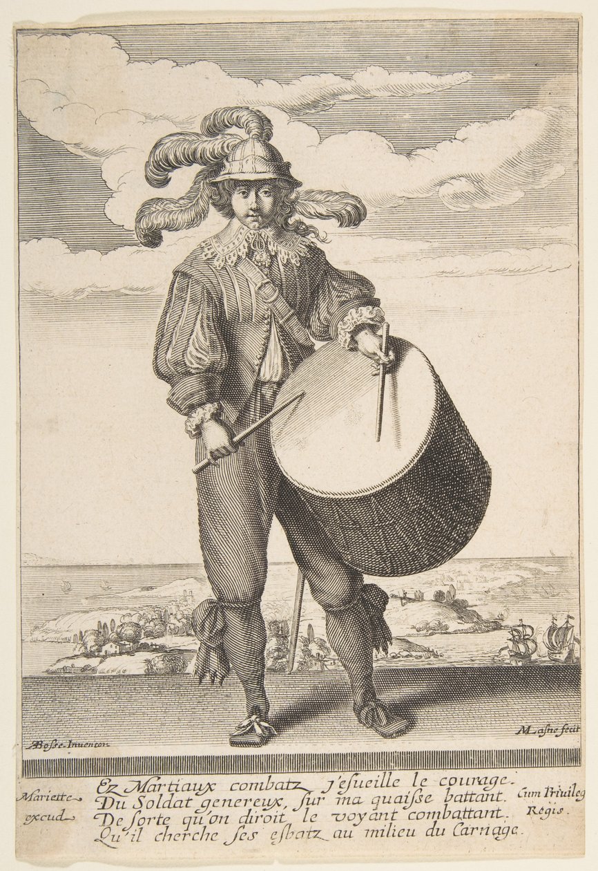 Bubeník, 1620-1667. od Michel Lasne